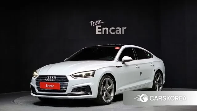 Audi A5 (F5) 2019 Белый из Кореи