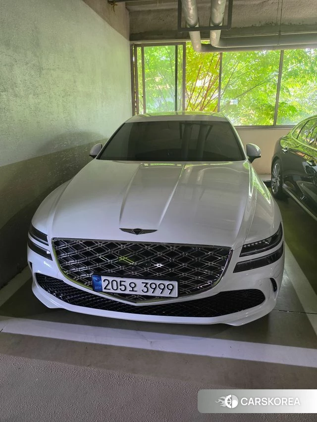 Genesis G80 (RG3) 2024 Жемчужный цвет из Кореи