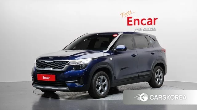 Kia Seltos 2021 Синий из Кореи