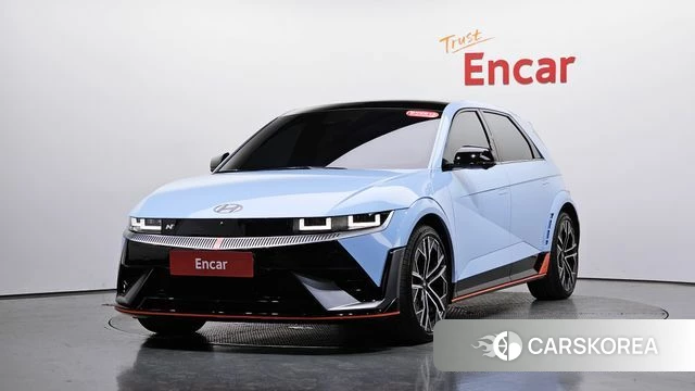 Hyundai Ionic 5 2024 Небесно-голубой из Кореи