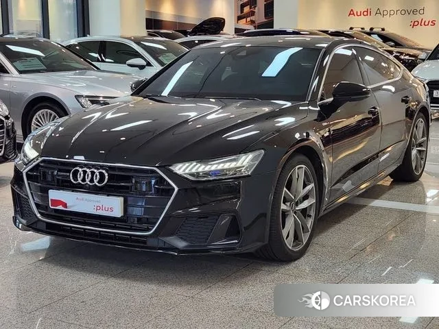 Audi A7 (4K) 2020 Черный из Кореи