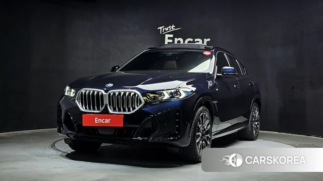 BMW X6 (G06) 2025 Черный из Кореи