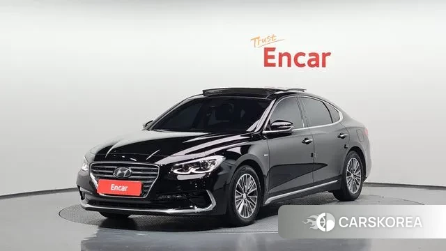 Hyundai Grandeur IG Hybrid 2018 Черный из Кореи