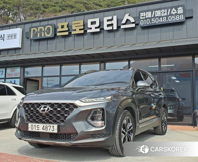 Hyundai Santa Fe TM 2018 Темно-зеленый из Кореи