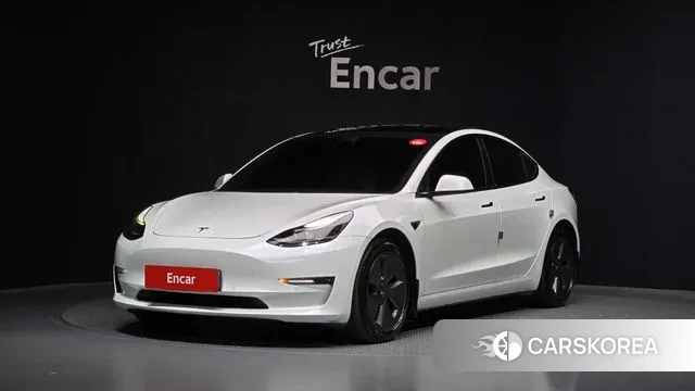 Tesla Model 3 2022 Белый из Кореи