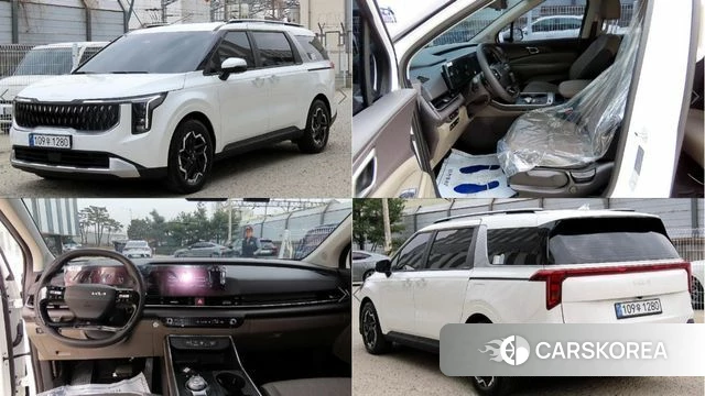 Kia The New Carnival 4th Generation 2025 Белый из Кореи