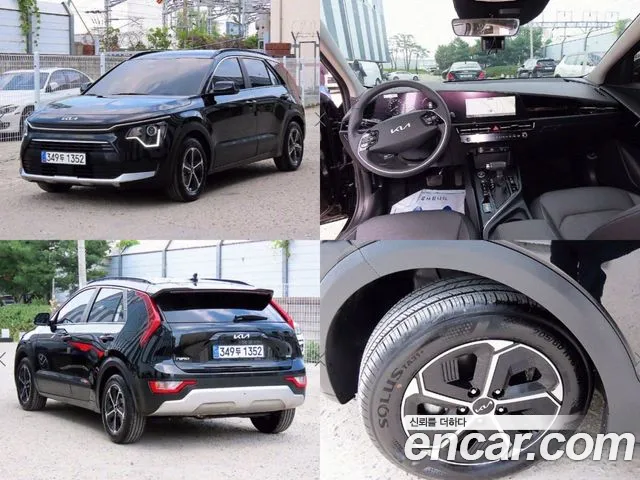 Kia Di Ol Nu Niro 2022 Черный из Кореи