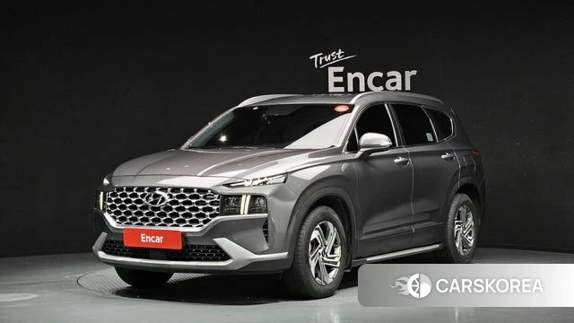 Hyundai The New Santa Fe 2021 Серый из Кореи
