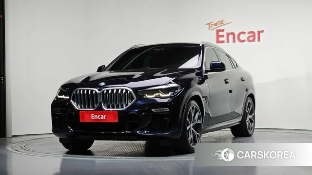 BMW X6 (G06) 2021 Черный из Кореи
