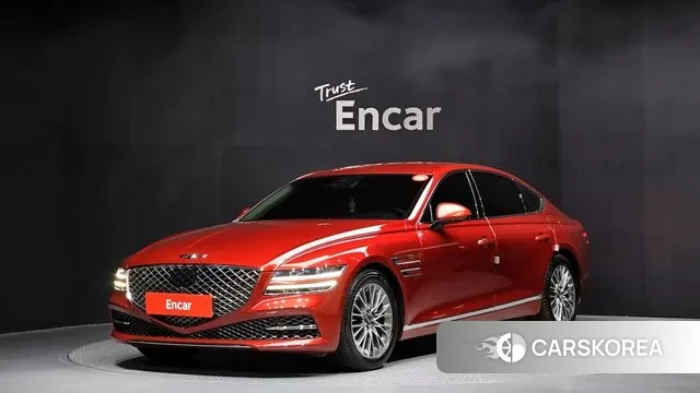 Genesis G80 (RG3) 2021 Красный из Кореи