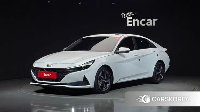 Hyundai Avante (CN7) 2020 Белый из Кореи
