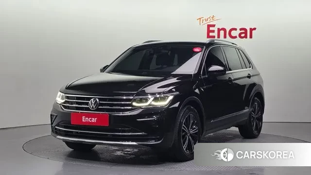 Volkswagen Tiguan second Generation 2022 Черный из Кореи