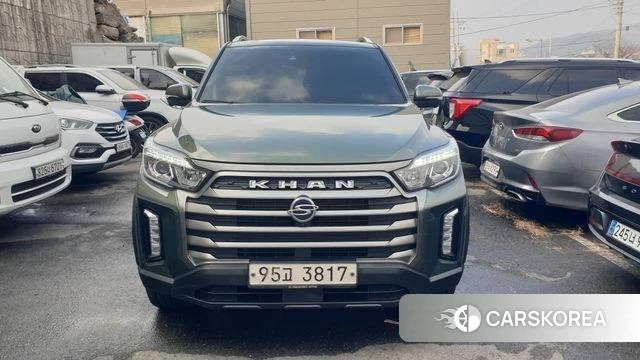 Ssangyong The New Rexton Sports Cannes 2021 Светло-зеленый из Кореи