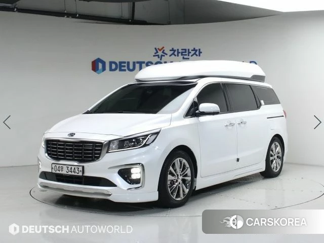Kia The New Carnival 2018 Белый из Кореи