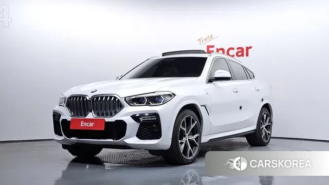 BMW X6 (G06) 2021 Белый из Кореи