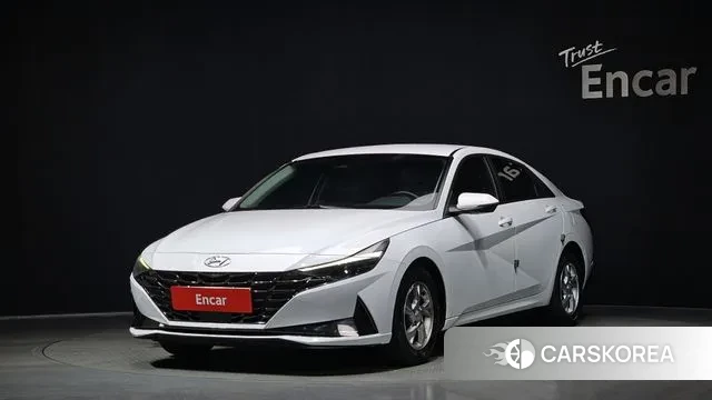 Hyundai Avante (CN7) 2021 Белый из Кореи