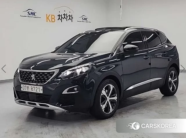 Peugeot 3008 second generation 2018 Синий из Кореи