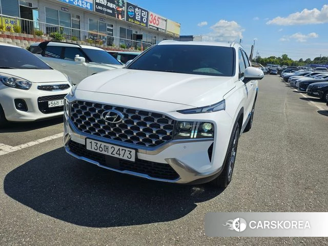 Hyundai The New Santa Fe 2023 Белый из Кореи