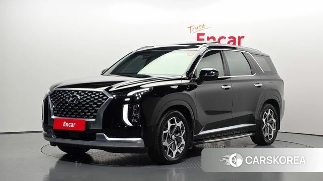 Hyundai Palisade 2021 Черный из Кореи