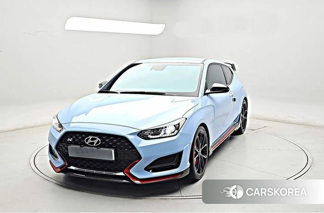 Hyundai Veloster (JS) 2020 Небесно-голубой из Кореи