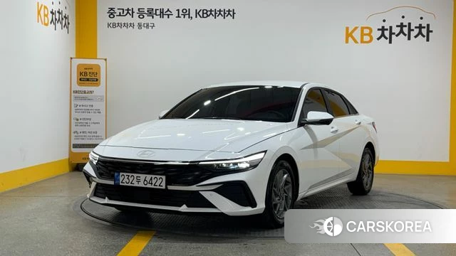 Hyundai The New Avante (CN7) 2023 Белый из Кореи