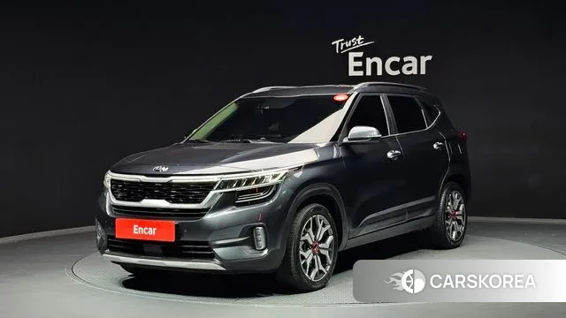 Kia Seltos 2021 Серый из Кореи