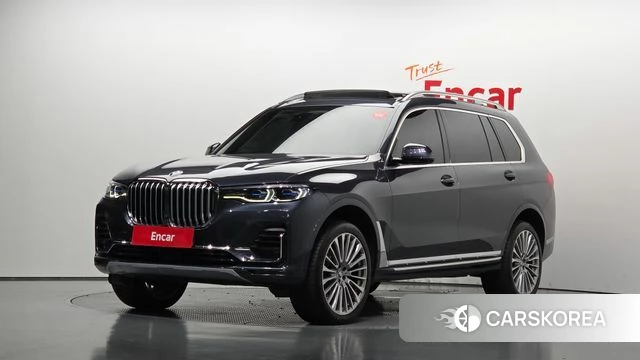 BMW X7 (G07) 2021 Серый из Кореи