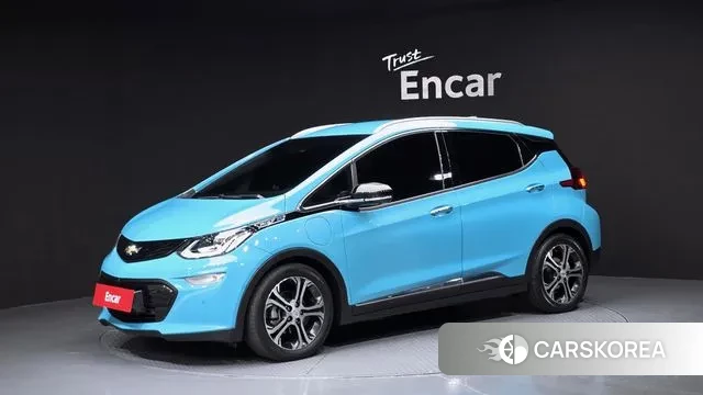 Chevrolet (GM Daewoo) Bolt EV 2021 Синий нефрит из Кореи