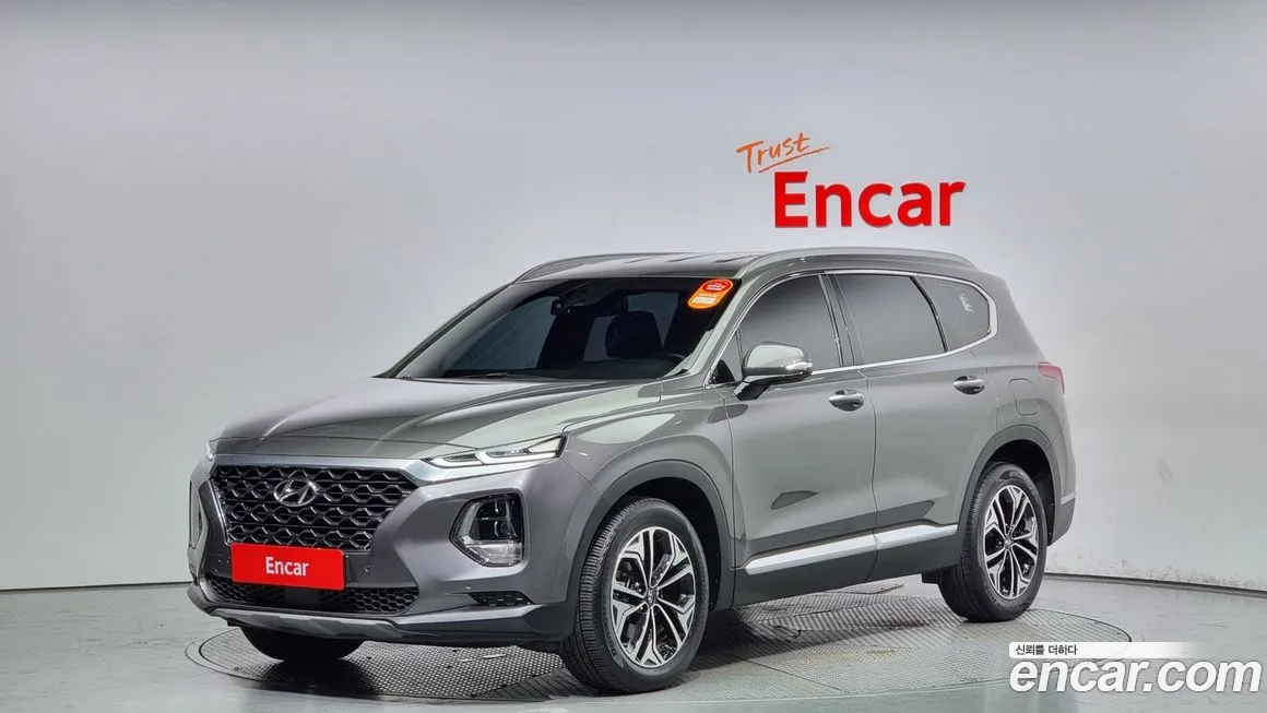 Hyundai Santa Fe TM 2019 Серый из Кореи