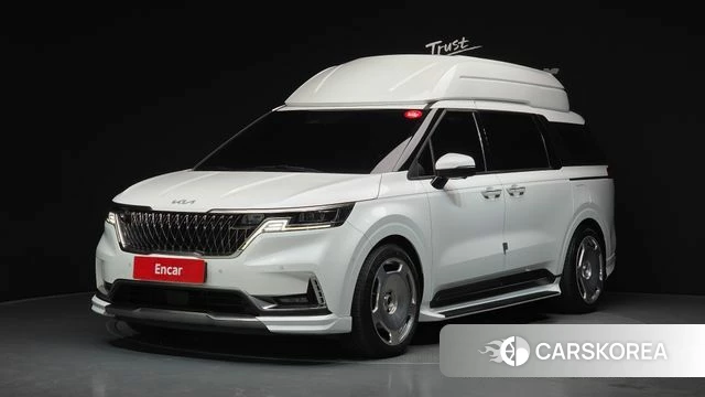 Kia Carnival 4th generation 2023 Белый из Кореи