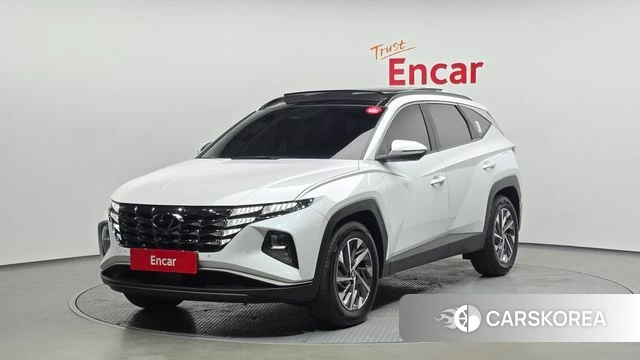 Hyundai Tucson (NX4) 2021 Белый из Кореи