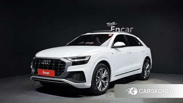 Audi Q8 (4M) 2021 Белый из Кореи