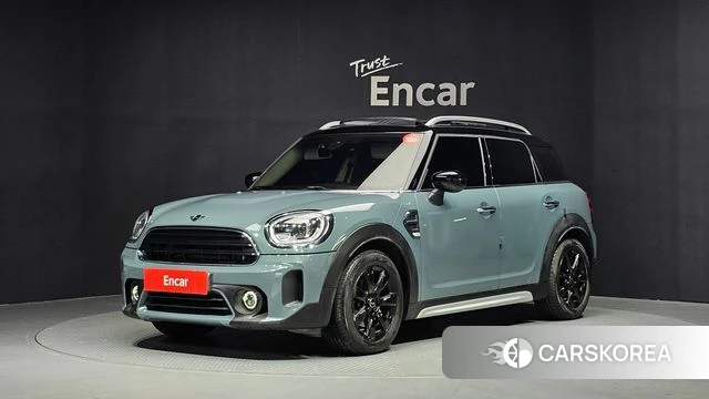 Mini Cooper Countryman 2021 Небесно-голубой из Кореи
