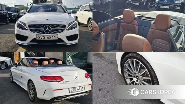 Mercedes-Benz C-Class W205 2018 Белый из Кореи