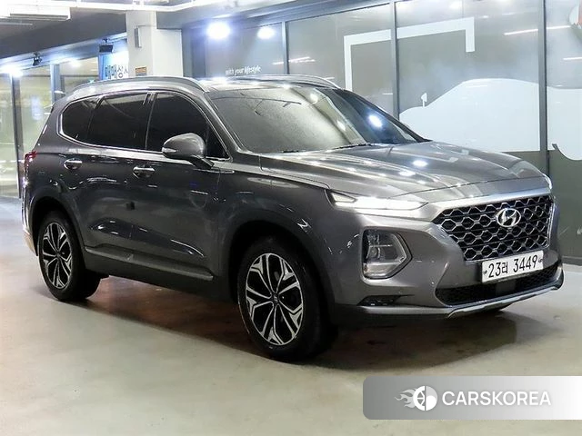 Hyundai Santa Fe TM 2019 Серый из Кореи