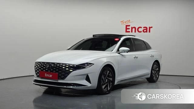 Hyundai The New Grandeur IG Hybrid 2021 Белый из Кореи