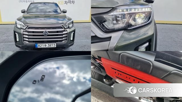Ssangyong The New Rexton Sport 2022 Светло-зеленый из Кореи