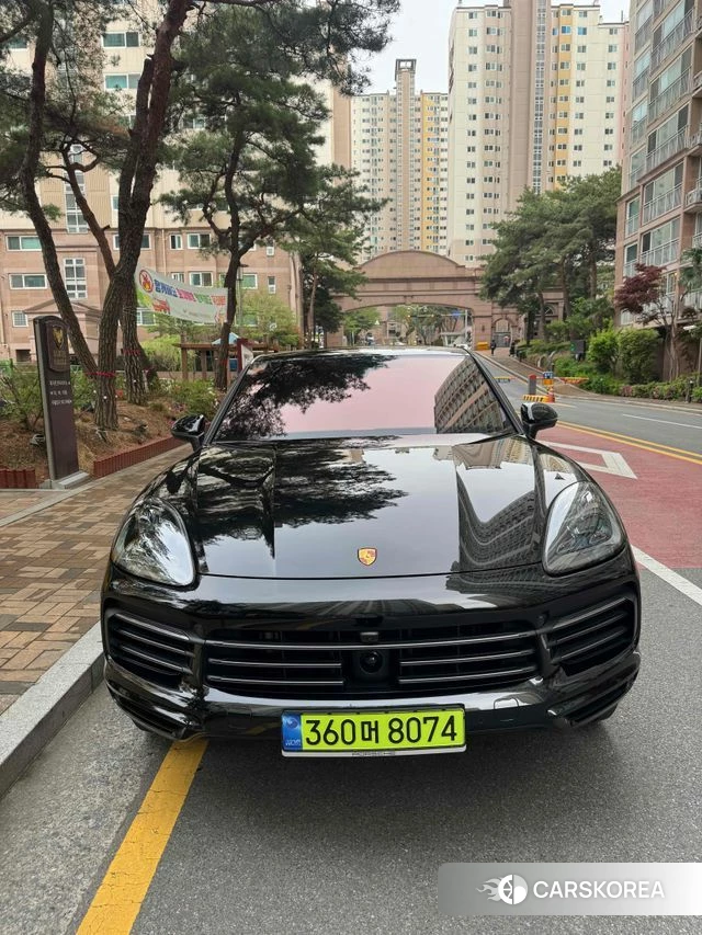 Porsche Cayenne (PO536) 2022 Черный из Кореи