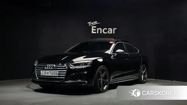 Audi A5 (F5) 2019 Черный из Кореи
