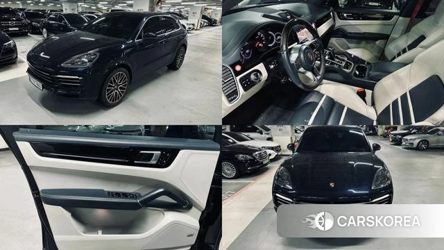 Porsche Cayenne (PO536) 2021 Черный из Кореи