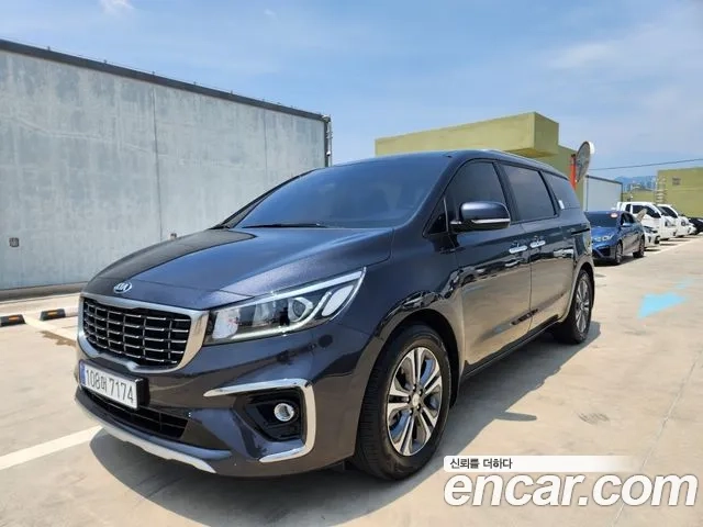 Kia The New Carnival 2019 Серый из Кореи