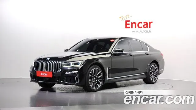 BMW 7 Series (G11) 2022 Черный из Кореи
