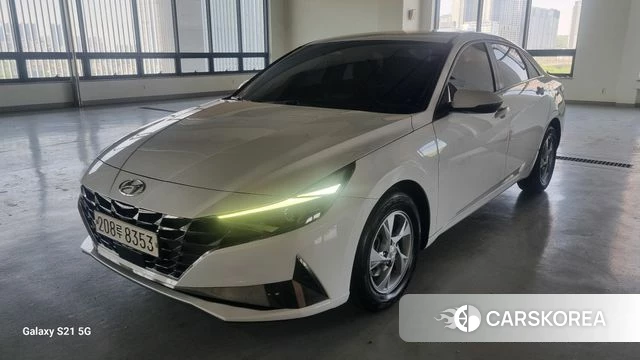 Hyundai Avante (CN7) 2020 Белый из Кореи