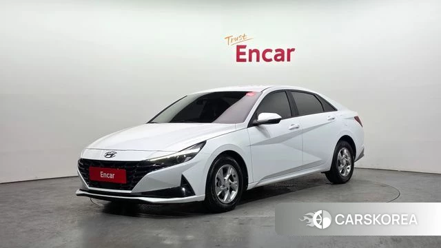 Hyundai Avante (CN7) 2021 Белый из Кореи
