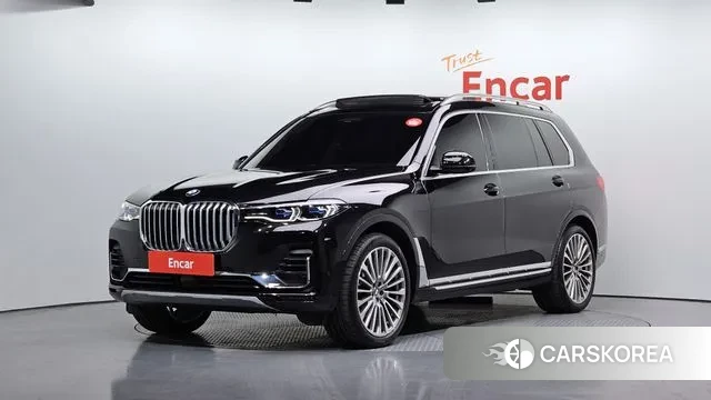 BMW X7 (G07) 2020 Черный из Кореи
