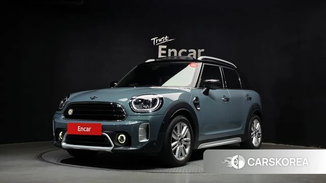 Mini Cooper Countryman 2023 Небесно-голубой из Кореи