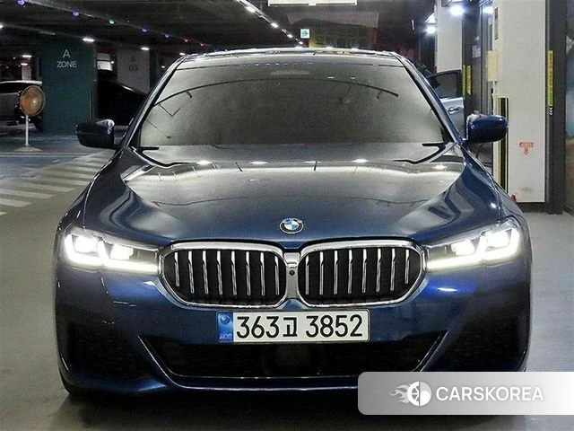 BMW 5 Series (G30) 2021 Синий из Кореи