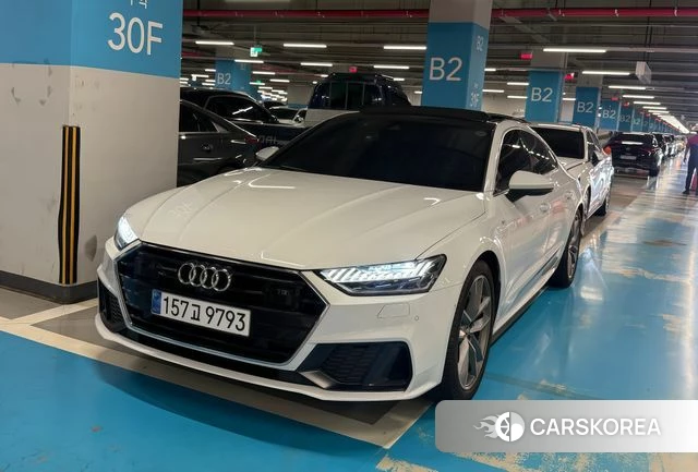 Audi A7 (4K) 2020 Белый из Кореи