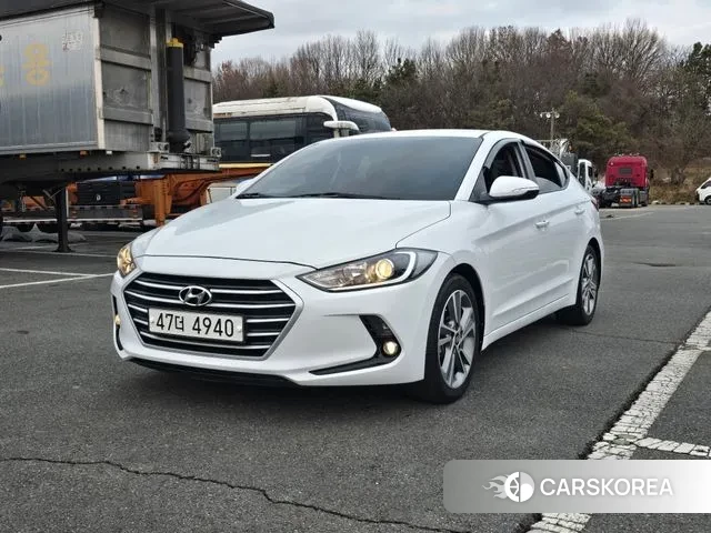 Hyundai Avante AD 2018 Белый из Кореи
