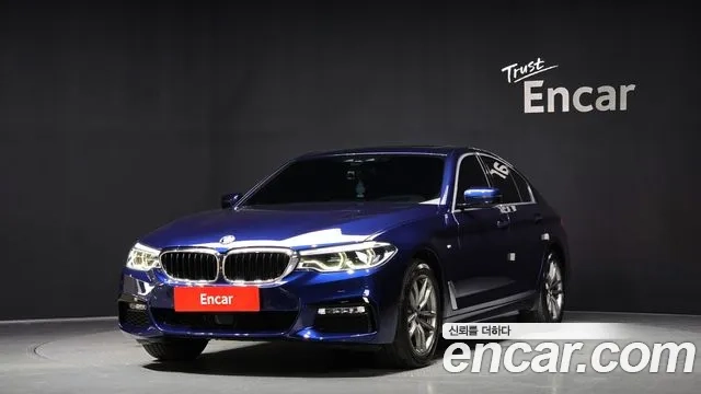BMW 5 Series (G30) 2018 Синий из Кореи